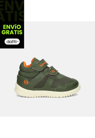 Bota Junior Para Niño Bubblegummers Verde Tomate Bubblegummers