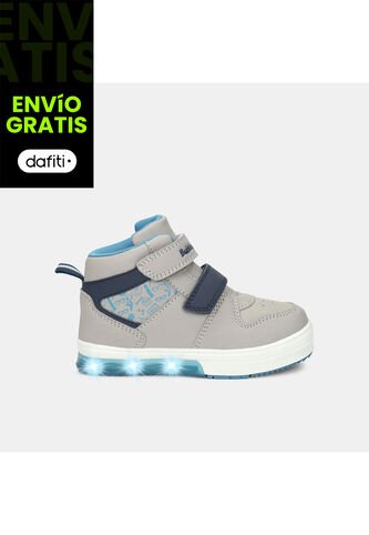 Tenis Con Luces Para Niño Bubblegummers Multicolor Neon Bubblegummers