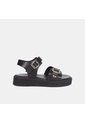 Sandalias Para Niña Bubblegummers Negro Dafne Junior Girls 6 + de Bubblegummers