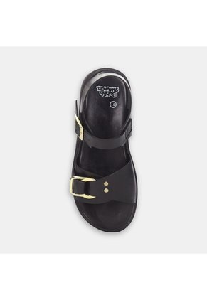 Sandalias Para Niña Bubblegummers Negro Dafne Junior Girls 6 +