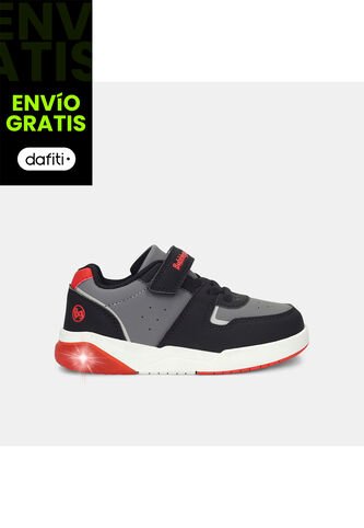 Tenis Con Luces Para Niño Bubblegummers Humo Dakar Bubblegummers