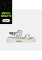 Sandalias Para Niña Bubblegummers Gris Leidy Junior Girls 6 + de Bubblegummers
