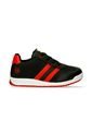 Tenis Casuales Negro-Rojo Bubblegummers Qucho Niño de Bubblegummers