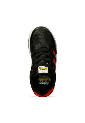 Tenis Casuales Negro-Rojo Bubblegummers Qucho Niño