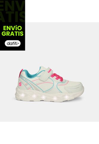 Tenis Para Niña Bubblegummers Blanco Oberon Bubblegummers