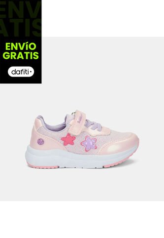 Tenis Para Niña Bubblegummers Morado Trensy Jogging Bg Bubblegummers