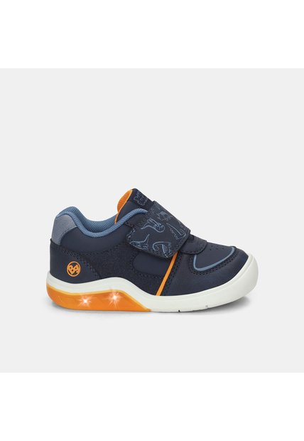 Tenis Con Luces Para Niño Bubblegummers Azul Tokio Prewalker Boys 0 +