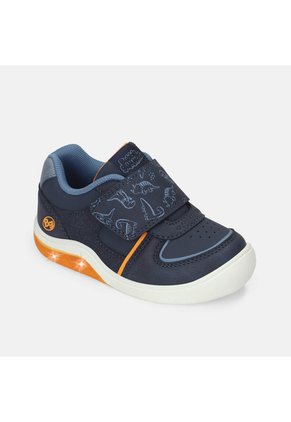 Tenis Con Luces Para Niño Bubblegummers Azul Tokio Prewalker Boys 0 +