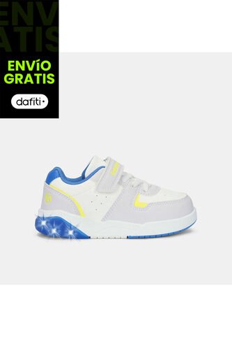 Tenis Con Luces Para Niño Bubblegummers Hielo Dakar Bubblegummers