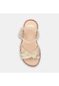 Sandalias Para Niña Bubblegummers Beige Mary First Step de Bubblegummers