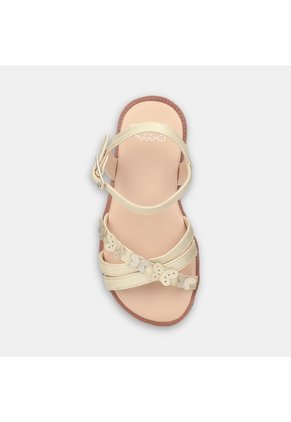 Sandalias Para Niña Bubblegummers Beige Mary First Step