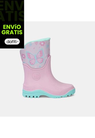 Bota De Lluvia Para Niña Bubblegummers Cereza Ursula Bubblegummers