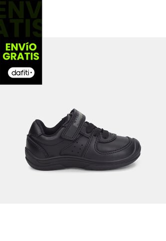 Tenis Escolares Para Niños Bubblegummers Negro Viento Bubblegummers
