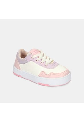Tenis Para Niña Bubblegummers Multicolor Vania Court Bg First Step Girls 1 +