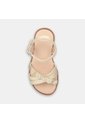 Sandalias Para Niña Bubblegummers Beige Mary First Step de Bubblegummers