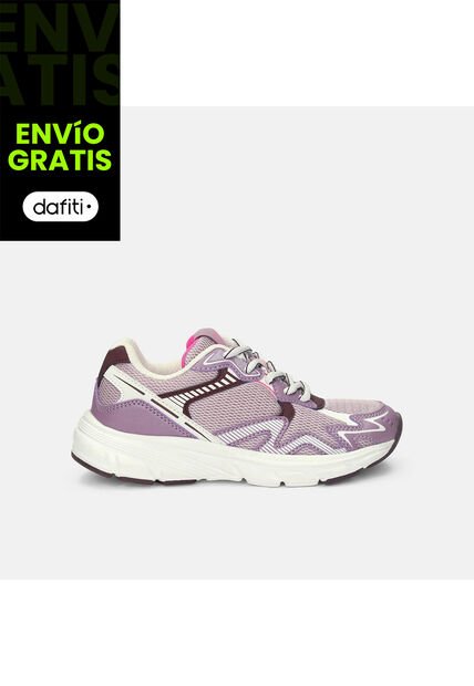 Tenis Para Niña Bubblegummers Violeta Foutain