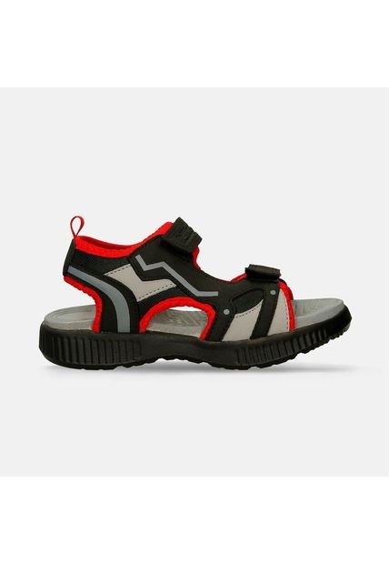 Sandalias Gris-Rojo Bubblegummers Simbad Niño