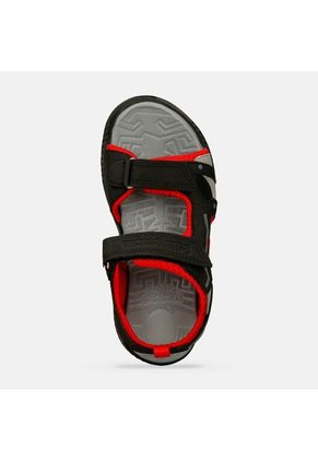 Sandalias Gris-Rojo Bubblegummers Simbad Niño
