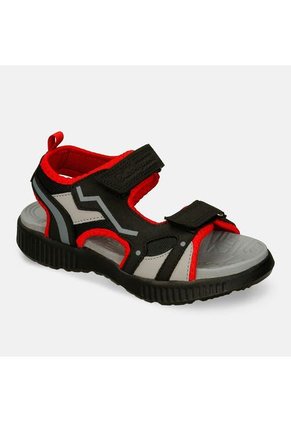 Sandalias Gris-Rojo Bubblegummers Simbad Niño