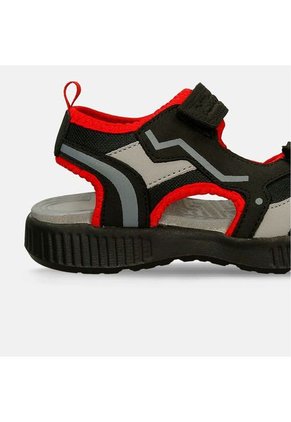 Sandalias Gris-Rojo Bubblegummers Simbad Niño