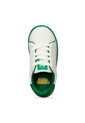 Tenis Casuales Blanco-Verde Bubblegummers Magnolio Niño