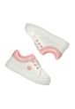 Tenis Casuales Blanco-Rosado Bubblegummers Paulina Niña de Bubblegummers