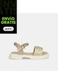 Sandalias Para Niña Bubblegummers Beige Teresa Leidy Junior Girls 6  + de Bubblegummers