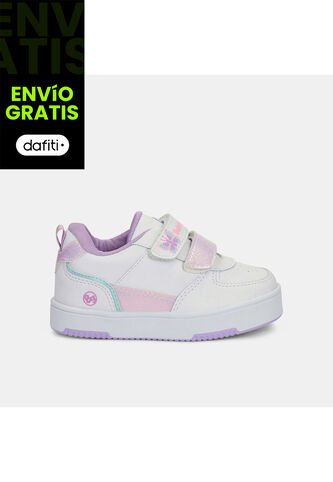Tenis Para Niña Bubblegummers Multicolor Tenere Court Bg Bubblegummers