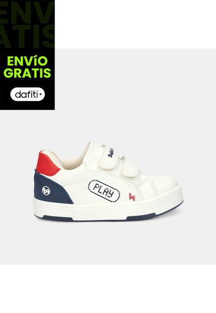Tenis Para Niño Bubblegummers Blanco Terra Court Bg