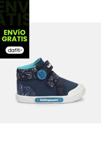 Tenis Para Niño Bubblegummers Azul Arequipe First Step Boys 1 + Bubblegummers