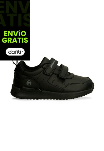 Tenis Escolar Infantil Para Niños Bubblegummers Negro Max Bubblegummers