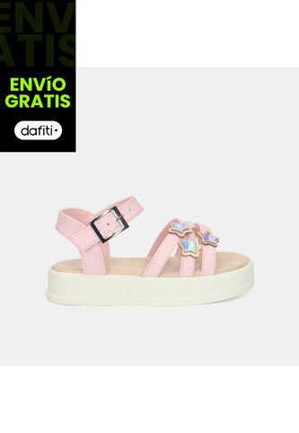 Sandalias Con Luces Infantil Para Niña Bubblegummers Fucsia Ursula Drum 22-25 Bubblegummers