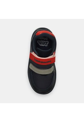 Tenis Infantil Para Niño Bubblegummers Azul Trazo