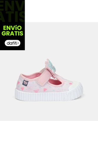 Baletas Bebé Para Niña Bubblegummers Azul Tutis 15-21 Bubblegummers