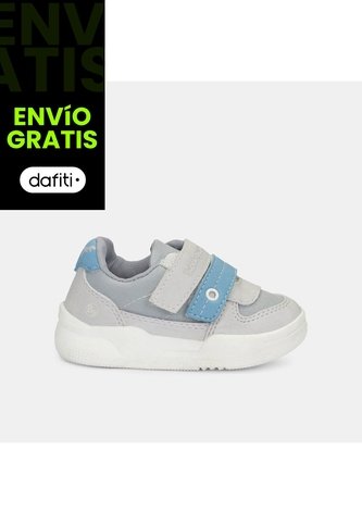 Tenis Para Niño Bubblegummers Gris Nico Prewalker Boys 0 + Bubblegummers