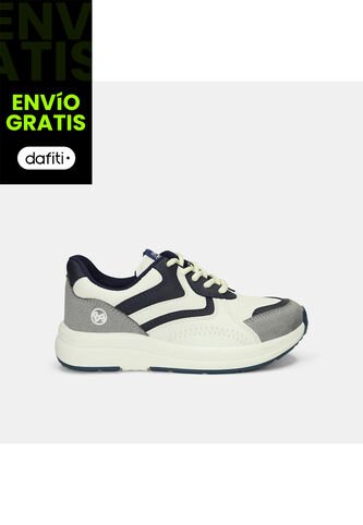 Tenis Infantil Para Niño Bubblegummers Blanco Sumir Bubblegummers