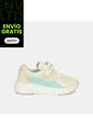 Tenis Con Luces Infantil Para Niña Bubblegummers Blanco Ultramar 22-25 de Bubblegummers