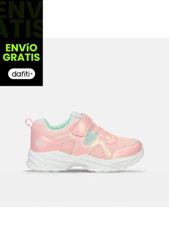 Tenis Infantil Para Niña Bubblegummers Multicolor Tremenda Phelps 26-29 Bubblegummers