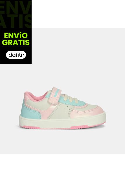 Tenis Infantil Para Niña Bubblegummers Multicolor Tamarindo 22-25