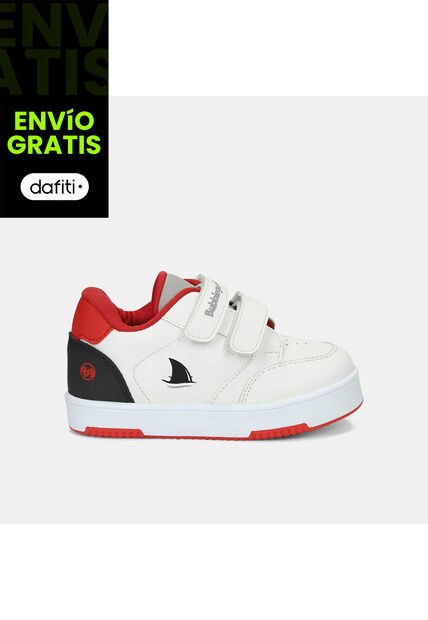 Tenis Infantil Para Niño Bubblegummers Blanco Tagendu Court Bg 22-25