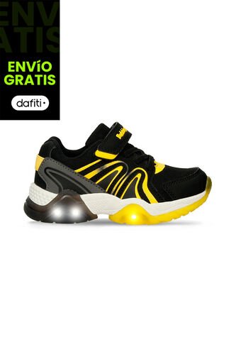 Tenis Con Luces Infantil Para Niño Bubblegummers Sampier Bubblegummers
