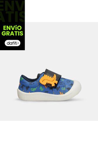 Tenis Bebé Para Niño Bubblegummers Azul-Verde Serafin Bubblegummers
