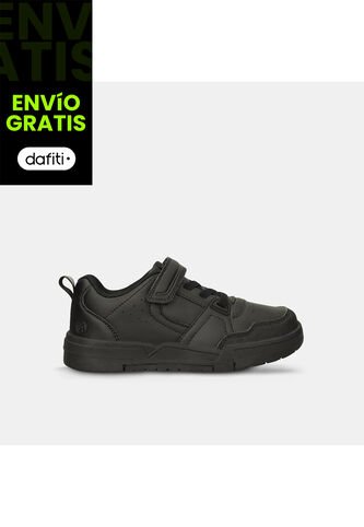 Tenis Escolares Para Niños Bubblegummers Negro Nelson Bubblegummers