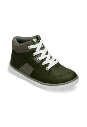 Botas Verde Militar-Gris Bubblegummers Nick Niño