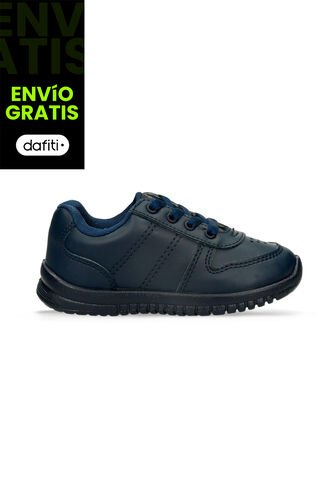 Tenis Escolares Infantil Para Niños Bubblegummers Azul Kapitan Bubblegummers