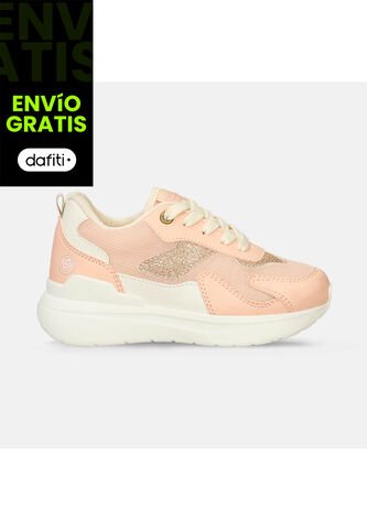 Tenis Infantil Para Niña Bubblegummers Rosado Samy Bubblegummers