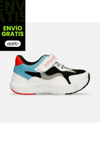 Tenis Infantil Para Niño Bubblegummers Blanco Sumir Bubblegummers