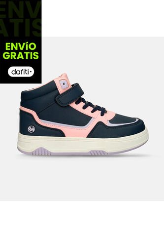Tenis Junior Para Niña Bubblegummers Azul-Rosado Sagrario Bubblegummers