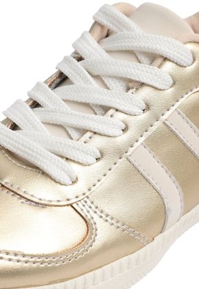 TENIS PARIS BULL TERRIER DORADO/BLANCO