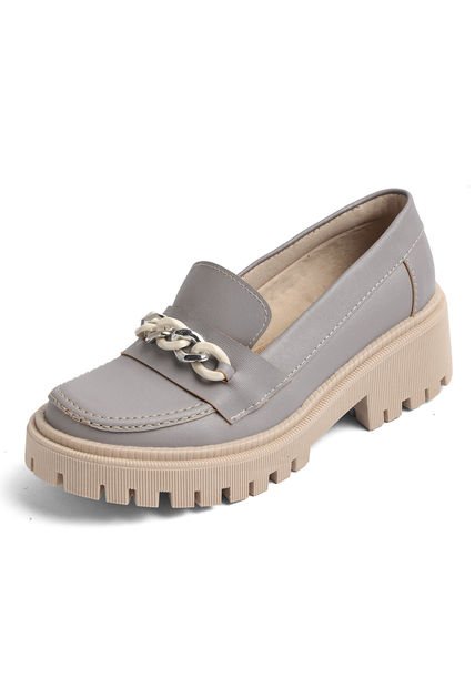 MOCASIN MORA LECHE CON HERRAJE COMBINADO MARIANA